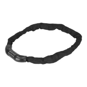 Candado con contraseña de cinco dígitos de color negro