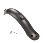 Guardabarros trasero negro con gancho y tornillos para patinete M365