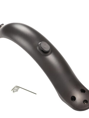 Guardabarros trasero negro con gancho y tornillos para patinete M365