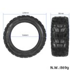 Neumático todoterreno reforzado sin cámara Wanda 90/50-6.5 para scooter Kukirin M5 pro - Imagen 2