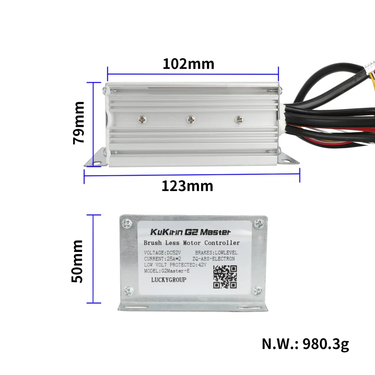 Controlador B de 52 V para Kukirin G2 Master - Imagen 2