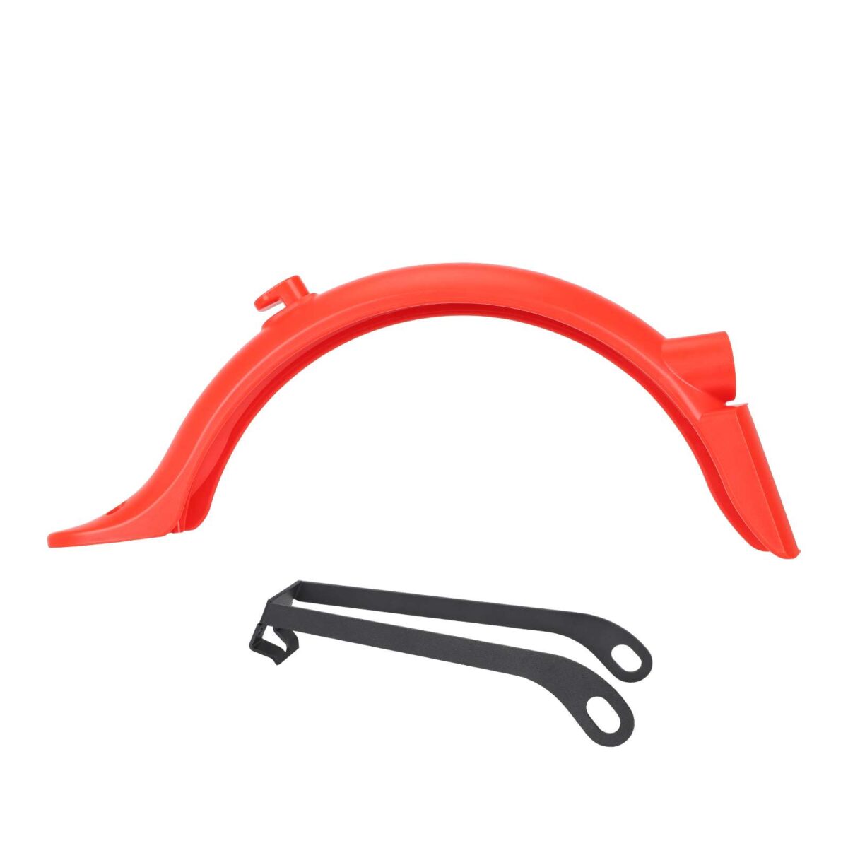 Guardabarros trasero rojo Xiaomi M365 Pro/Pro2 con matrícula integrada (con gancho + soporte metálico pro) - Imagen 5