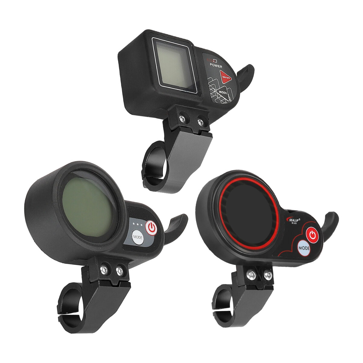 Asiento de exhibición rojo para scooters - Imagen 4