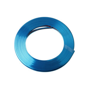 Tira anticolisión azul galvanizada de 8 m