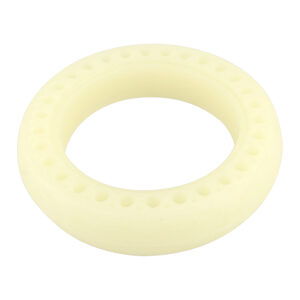 Neumático sólido de panal de abeja de 8 1/2 x 2 pulgadas (color verde fluorescente)