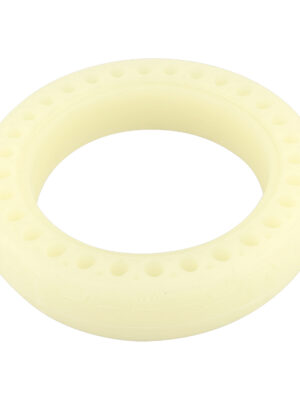 Neumático sólido de panal de abeja de 8 1/2 x 2 pulgadas (color verde fluorescente)