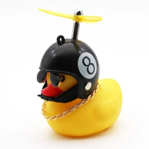 Figura de pato amarillo (ocho negro)