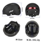Casco Ulip negro talla M U002 con luz - Imagen 2