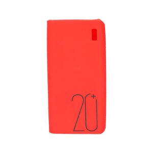 Funda protectora de silicona roja para batería externa ROMOSS Sense6