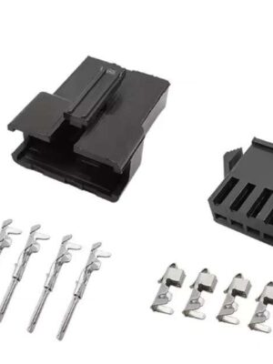 Carcasa de plástico macho y hembra SM-5P + juego de terminales