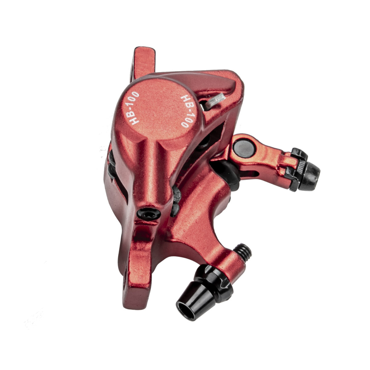Juego de frenos Xtech rojos que incluye disco de 135 mm y adaptador rojo - Imagen 4