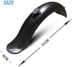 Guardabarros trasero negro con gancho y tornillos para patinete M365 - Imagen 2