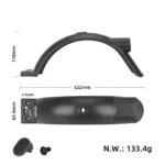 Guardabarros trasero con gancho para Xiaomi 5 - Imagen 2