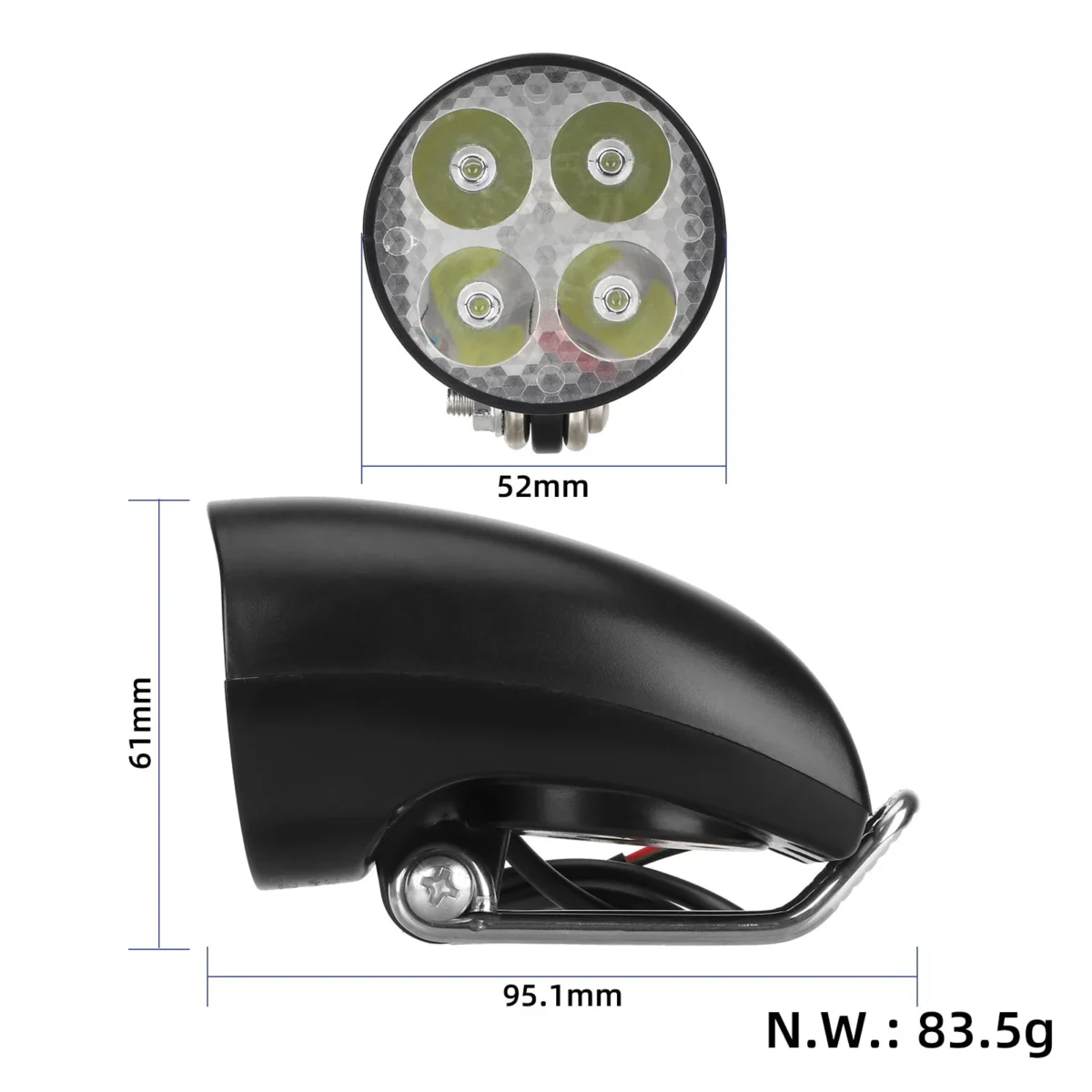Luz delantera de 36/48 V - Imagen 2