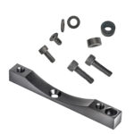 Kit adaptador de freno ZOOM Xtech HB100 negro 4 orificios y tornillo
