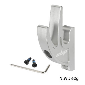 Gancho frontal de metal general plateado para orificio de tornillo M5