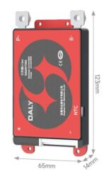 Placa de protección BMS de batería DALY 60V100A 16S con cable