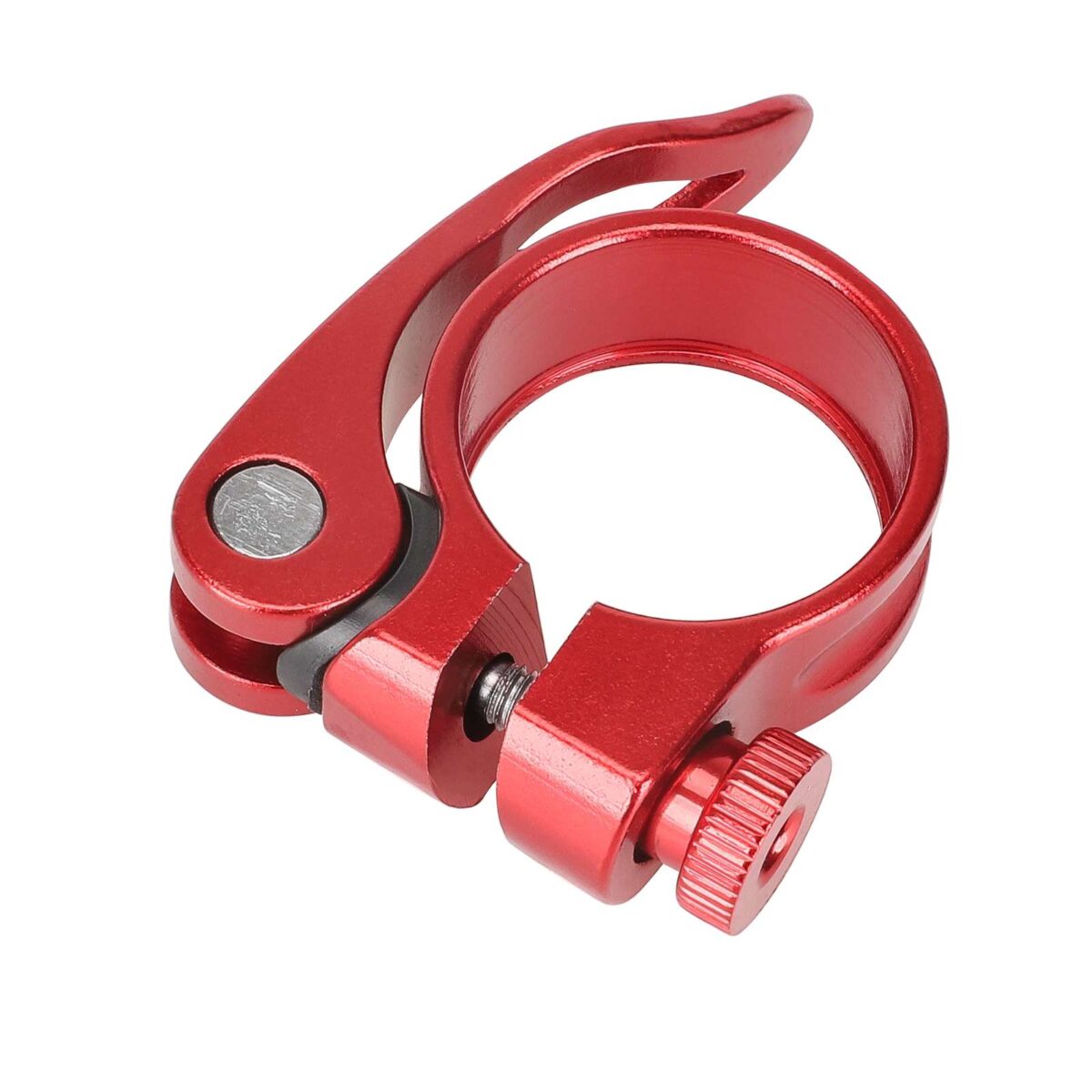 Abrazadera de tubo de asiento roja sin orificio de 31,8 mm - Imagen 6