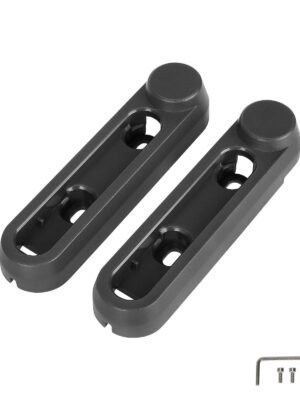 1 juego de cubierta decorativa para rueda trasera de scooter F2 negra (con herramienta para tornillos)