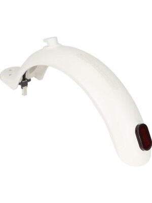 Guardabarros trasero blanco original + conjunto de luces para scooter M365 (edición internacional)