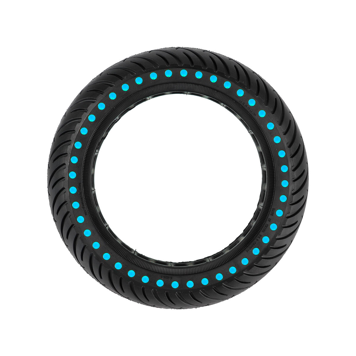 Neumático sólido de 8,5 pulgadas con puntos azules - Imagen 3