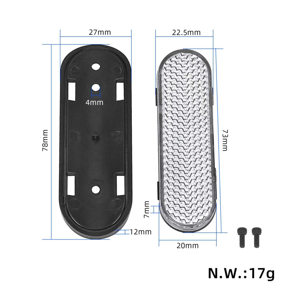 Franja de parachoques frontal para scooter Xiaomi 4Pro - Imagen 2