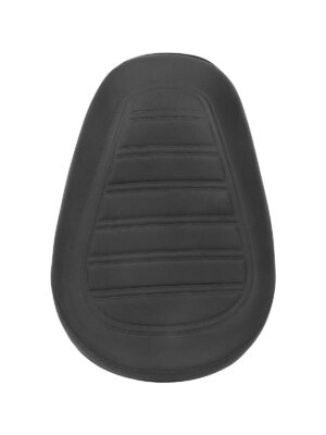 Sillín negro de gran tamaño con amortiguación