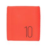 Batería externa ROMOSS CT10 de 10 000 mAh con funda protectora de silicona roja