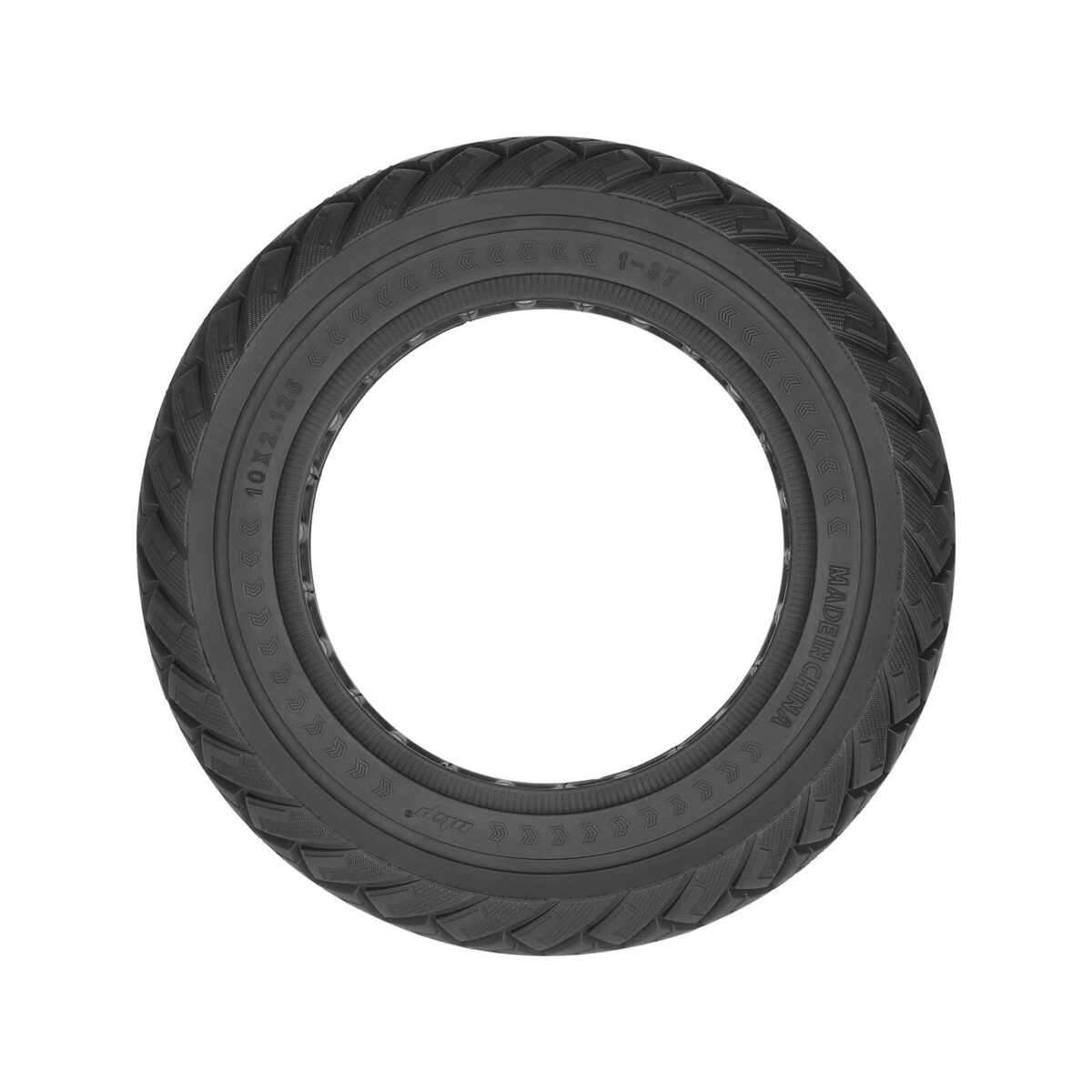 Neumático sólido todoterreno Ulip negro 10*2.125 (diámetro interior 141 mm y ranura 36 mm) - Imagen 3