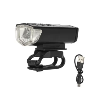 Faro delantero recargable por USB para conducción nocturna
