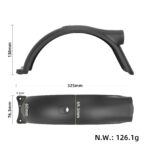 Guardabarros trasero original para patinete Xiaomi Elite - Imagen 2