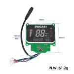 Conjunto de pantalla, controlador y cables DUCATI 48V 1200W para freno simple (Conector C18) - Imagen 3
