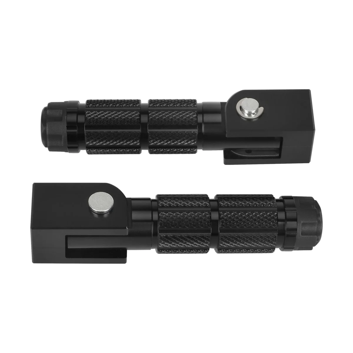 Reposapiés plegable negro - Imagen 3
