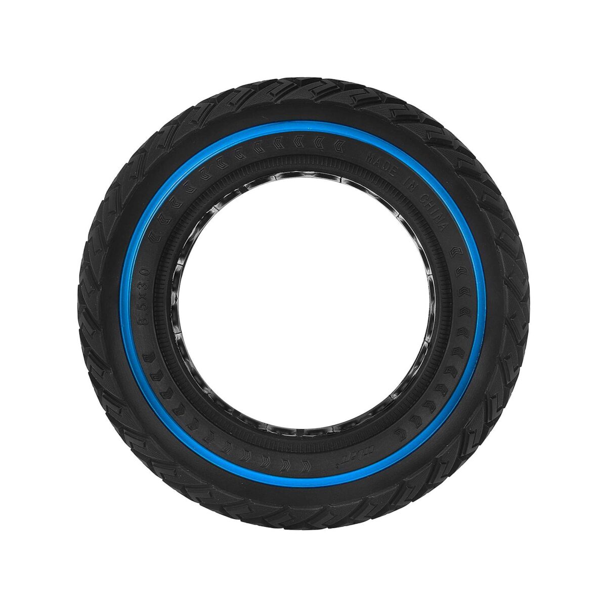 Neumático sólido todoterreno Ulip negro-azul 8.5*3 con diámetro interior de 118 mm - Imagen 4