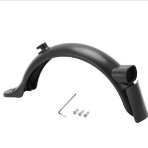 Guardabarros trasero negro con placa de matrícula para Pro 2 y 1S