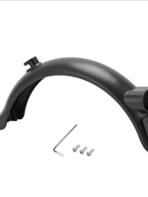 Guardabarros trasero negro con placa de matrícula para Pro 2 y 1S