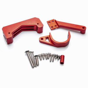 Kit de soporte de montaje del amortiguador de dirección red Zero 10X