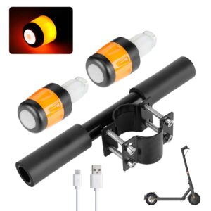 Manillar infantil Ulip con luz Ulip negra y naranja para patinetes de la serie F de Xiaomi/Ninebot