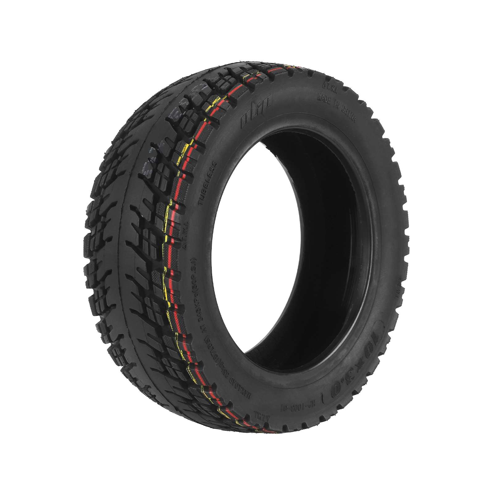 Neumático todoterreno sin cámara autorreparable Ulip 10*3 con adhesivo y válvula PVR50 - Imagen 6