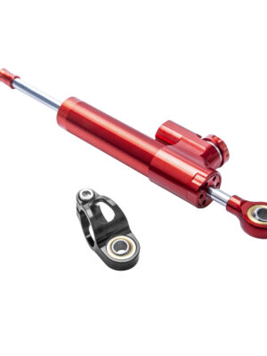 Amortiguador estabilizador de dirección rojo