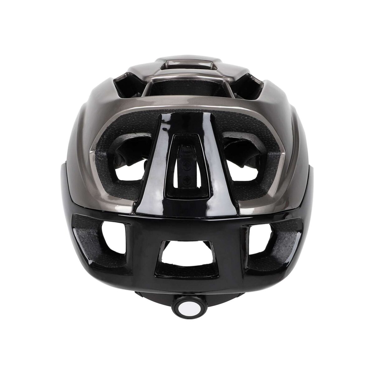 Casco todoterreno desmontable negro y gris - Imagen 4