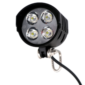 Foco LED de alto brillo, faro delantero con 2 bocinas incorporadas