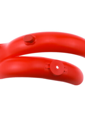 Guardabarros delantero y trasero rojo con gancho, tornillos y herramienta