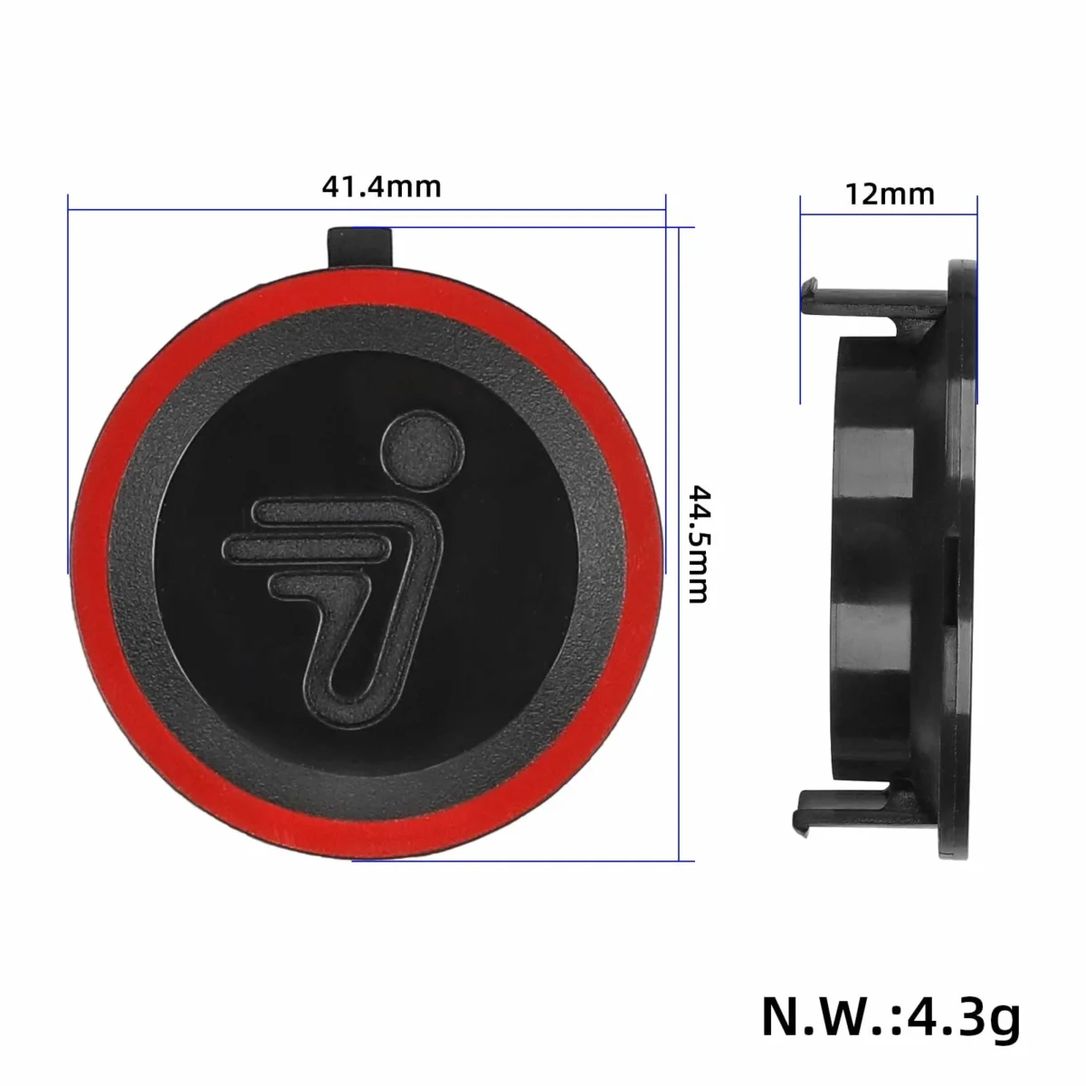 Tapa del extremo izquierdo del patinete eléctrico Ninebot F3/F3PRO original - Imagen 2