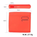 Batería externa ROMOSS CT10 de 10 000 mAh con funda protectora de silicona roja - Imagen 2