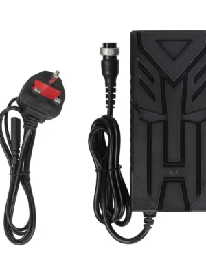 Cargador Ulip de 42 V a 54,6 V, 3 A, certificado CE y FCC con cabezal M16 de 3 orificios (enchufe británico)