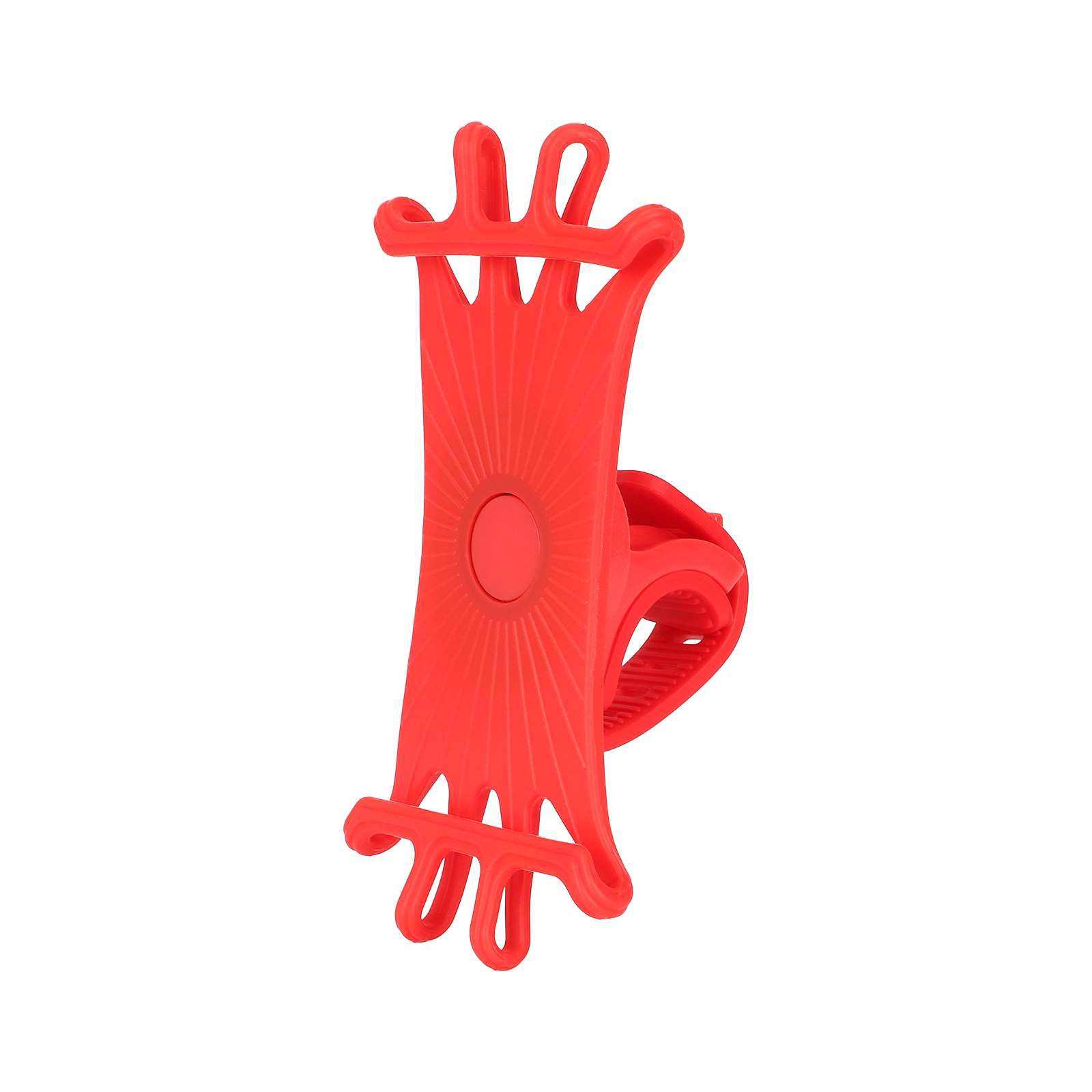 Soporte para teléfono móvil de silicona multifunción rojo