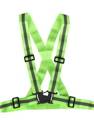 chalecos reflectantes verdes