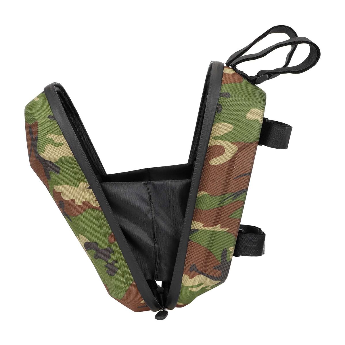 Bolsa frontal grande verde militar de 3 l (PU+EVA) sin logotipo - Imagen 4