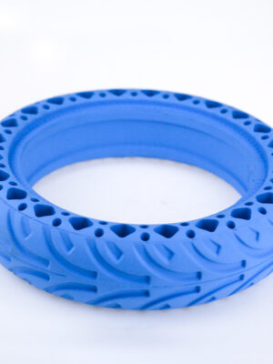 Neumático sólido de caucho de 8 1/2 x 2 (azul)